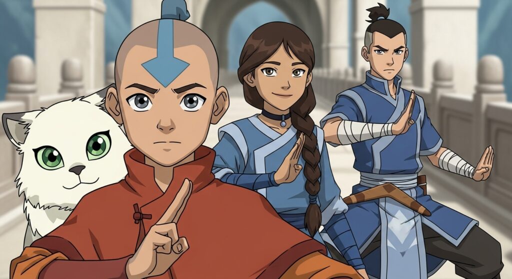 The actual martial arts stances that led to the creation of the bending styles in Avatar.