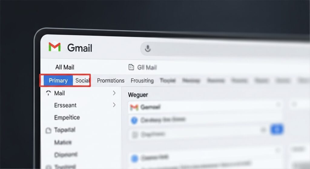Screenshot of desktop Gmail's All Mail folder open