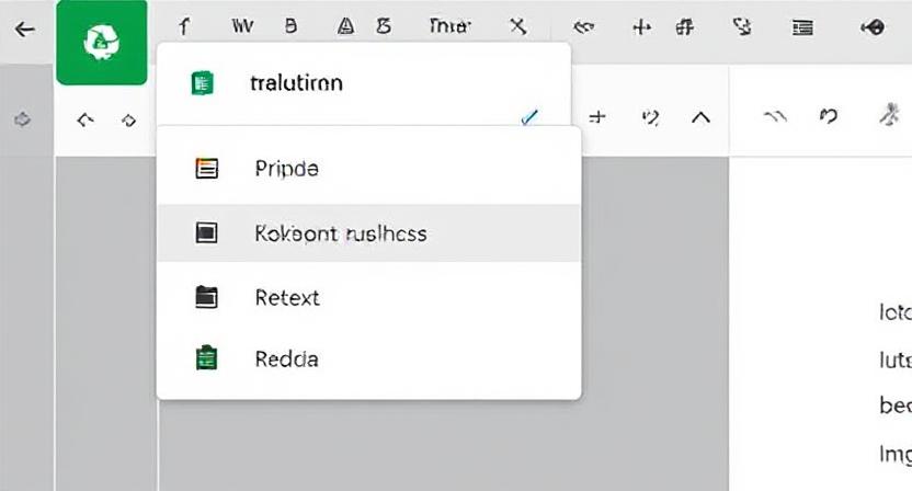 Google Docs menu showing how to strikethrough text.
