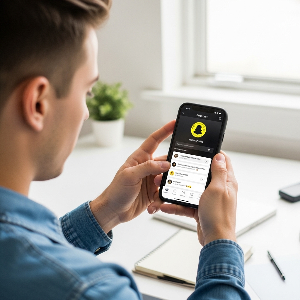 editing Snapchat public profile with custom bio and image