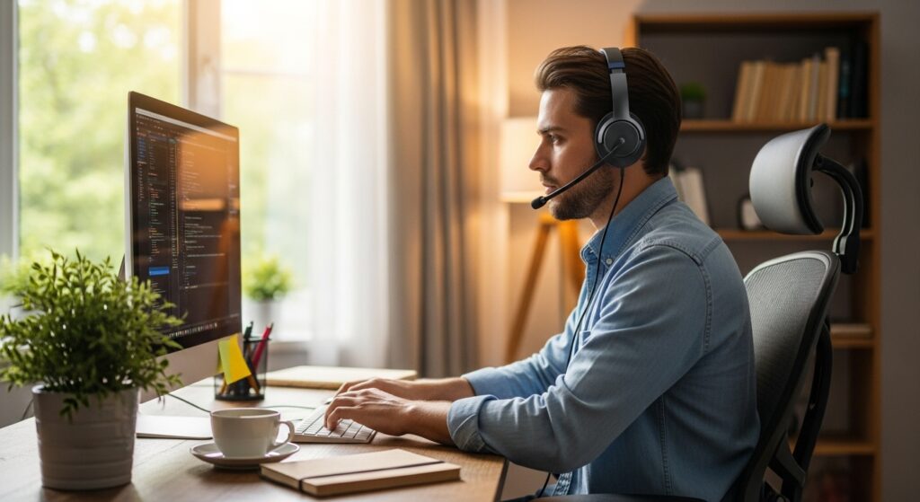 Freelancer working with Jazz monthly internet package as his internet source