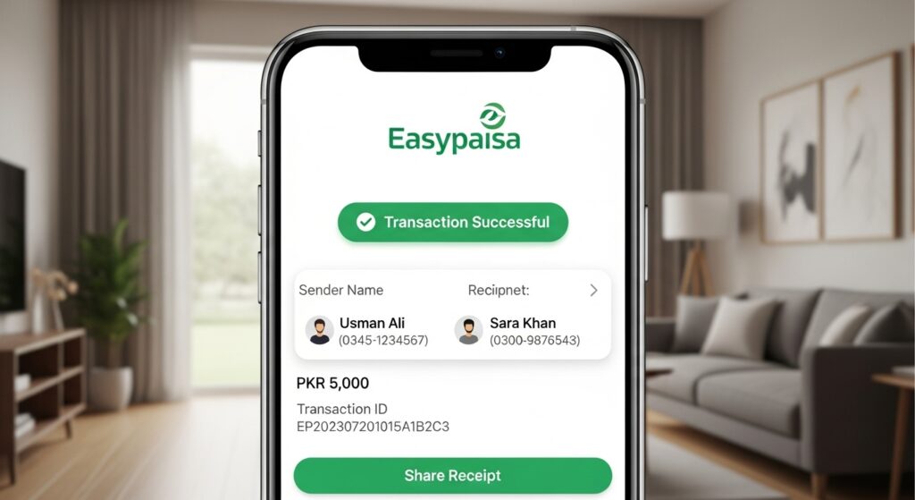 Online job payment through Easypaisa in Pakistan")
